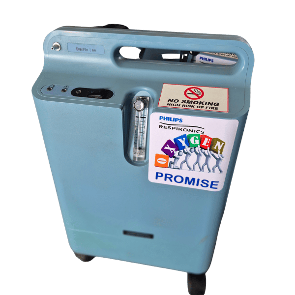 oxygen concentrator front side